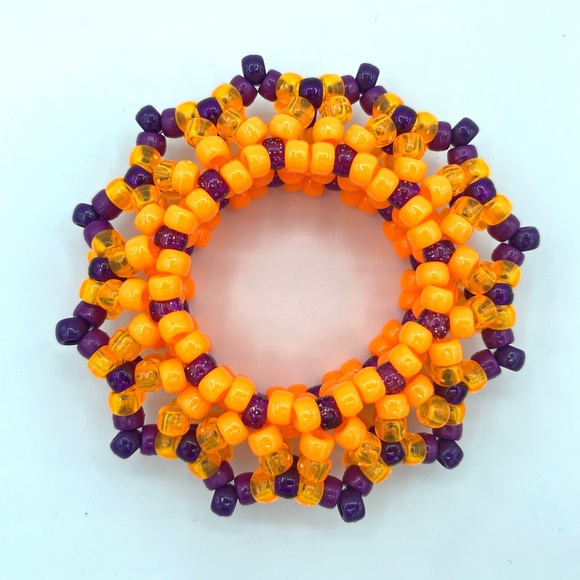 ❌SOLD❌ 🧡💜 “Spyro” Kandi Cuff - Picture 3 of 6